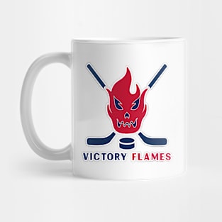 Victory Flames Ice Hockey Mug